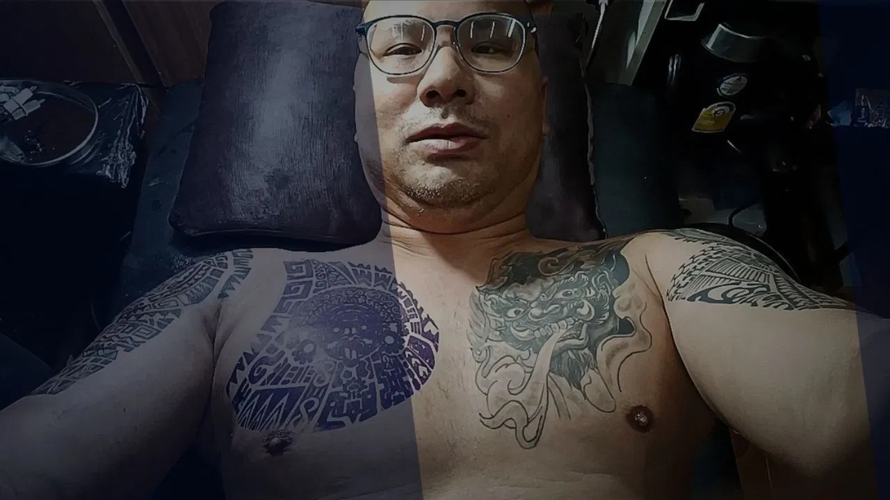 Mayan Trance to God's Immortality Being backdrop