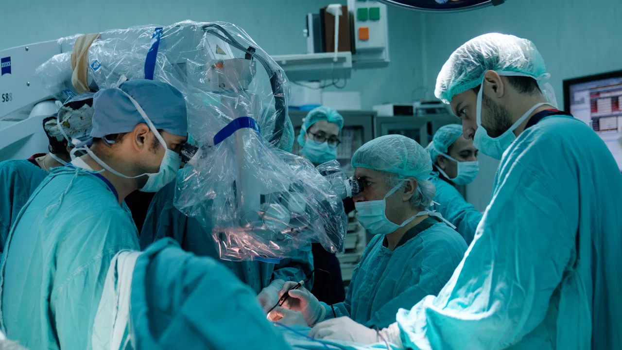 Golden Hands backdrop