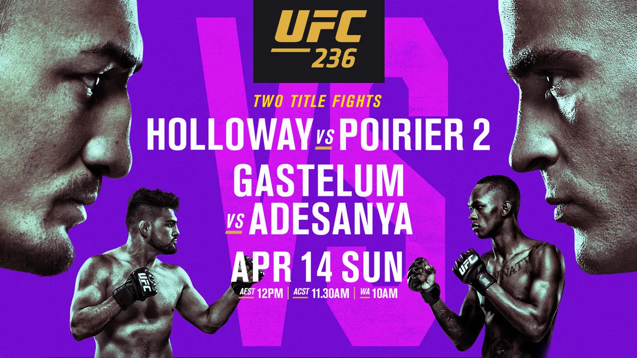 UFC 236: Holloway vs. Poirier 2 backdrop