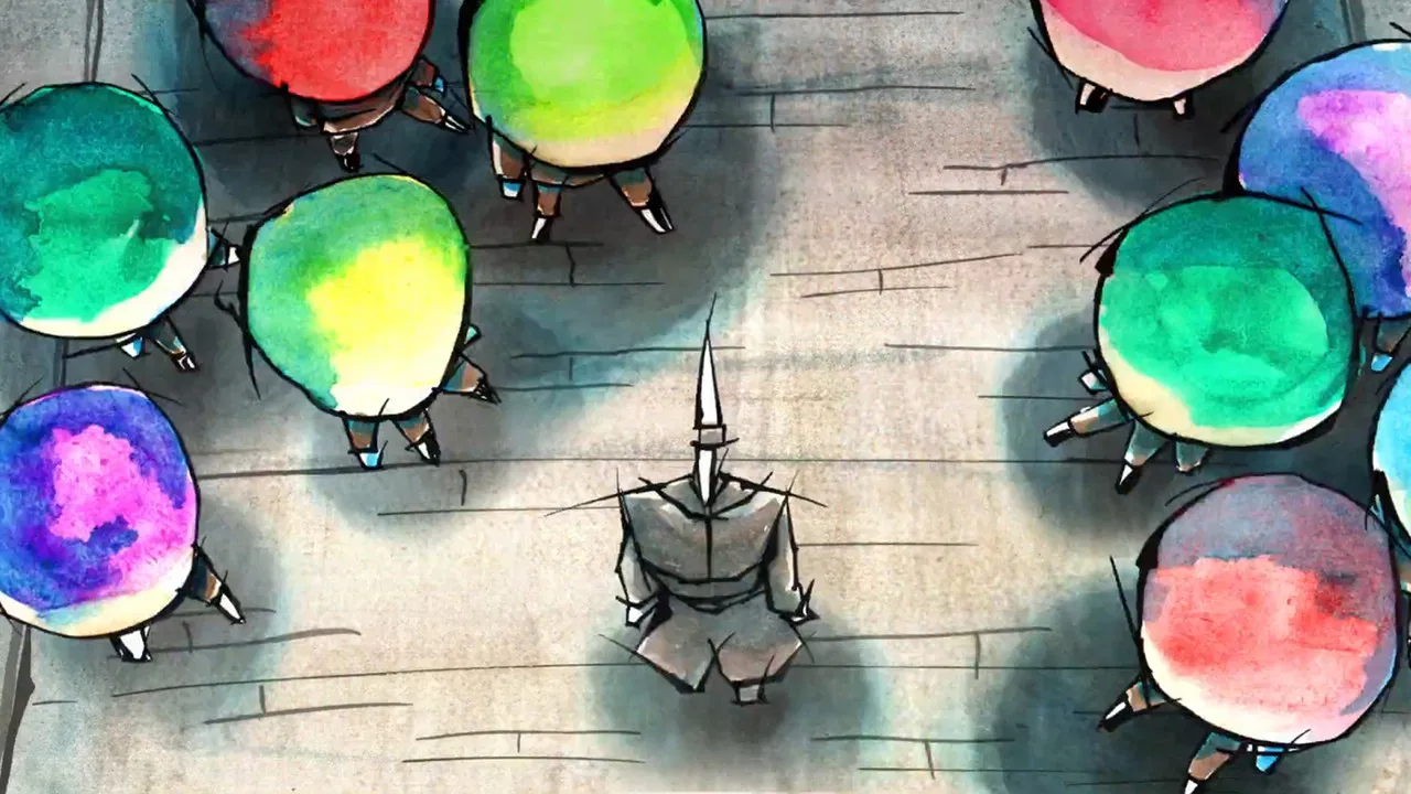 The Balloon Catcher backdrop