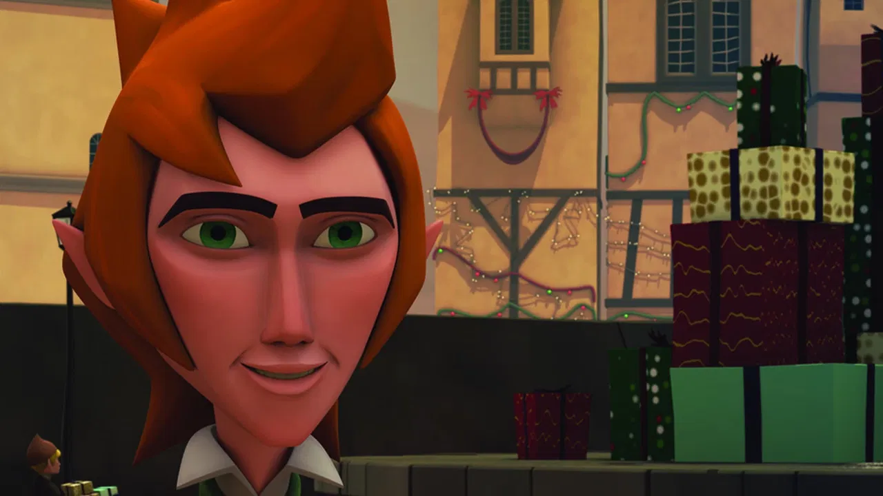 The Wizard's Christmas backdrop