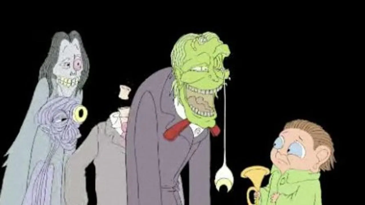 It Was a Dark and Silly Night backdrop