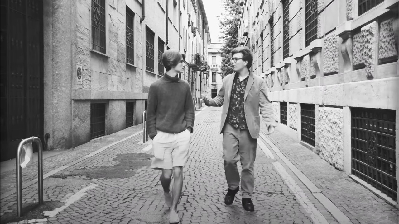 Tim, Lloyd, and the Door backdrop