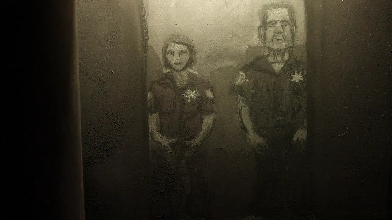 Girl in the Hallway backdrop