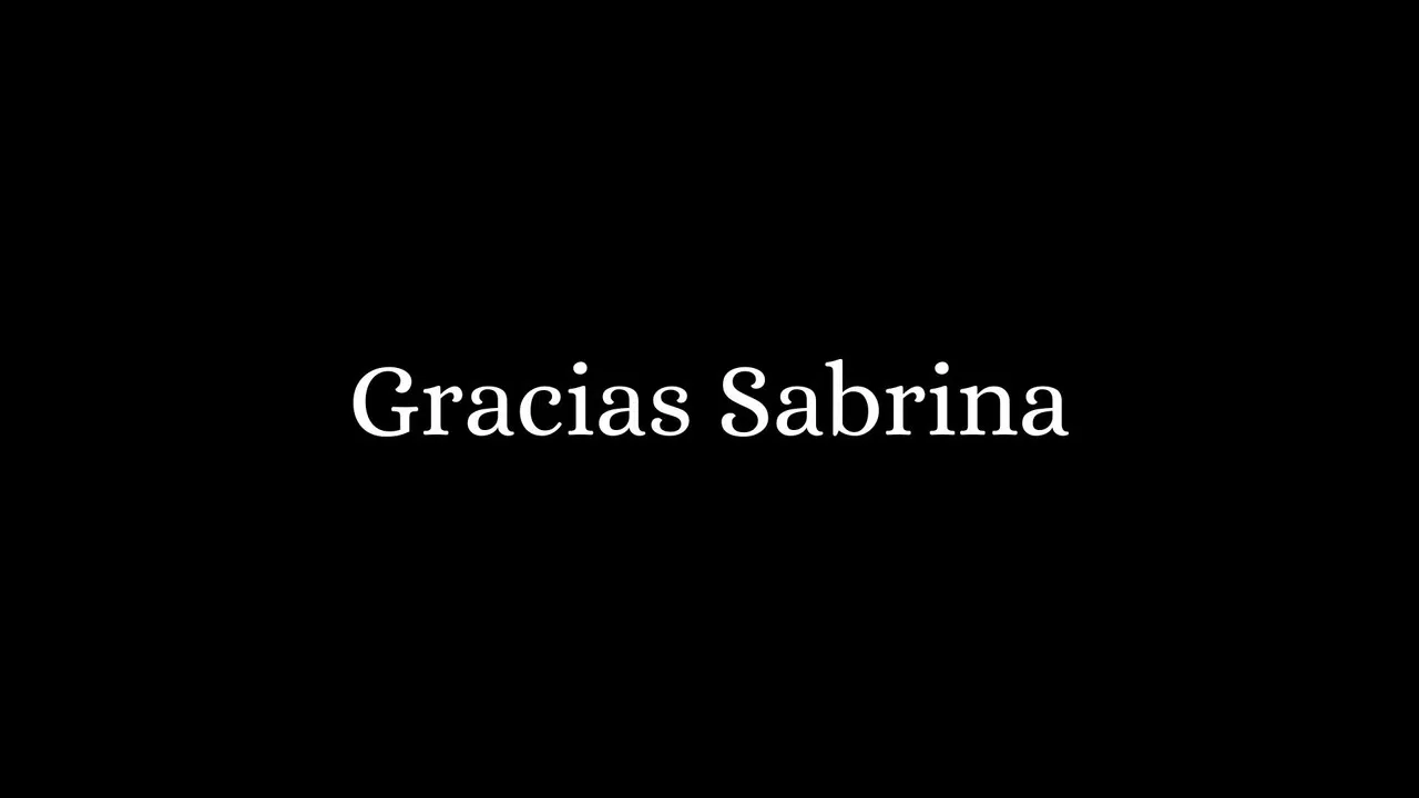 Gracias Sabrina backdrop