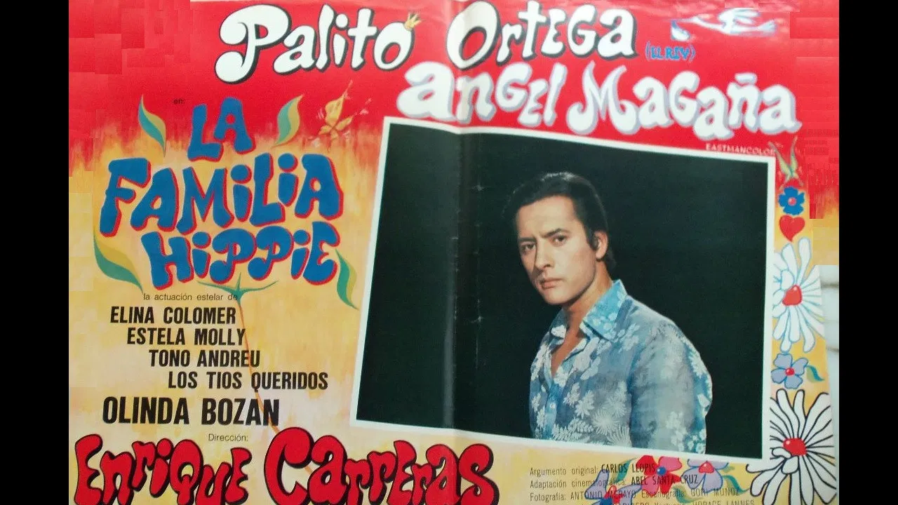 La familia hippie backdrop