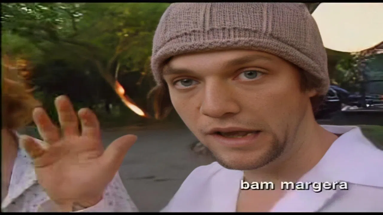 Jackass Backyard BBQ backdrop