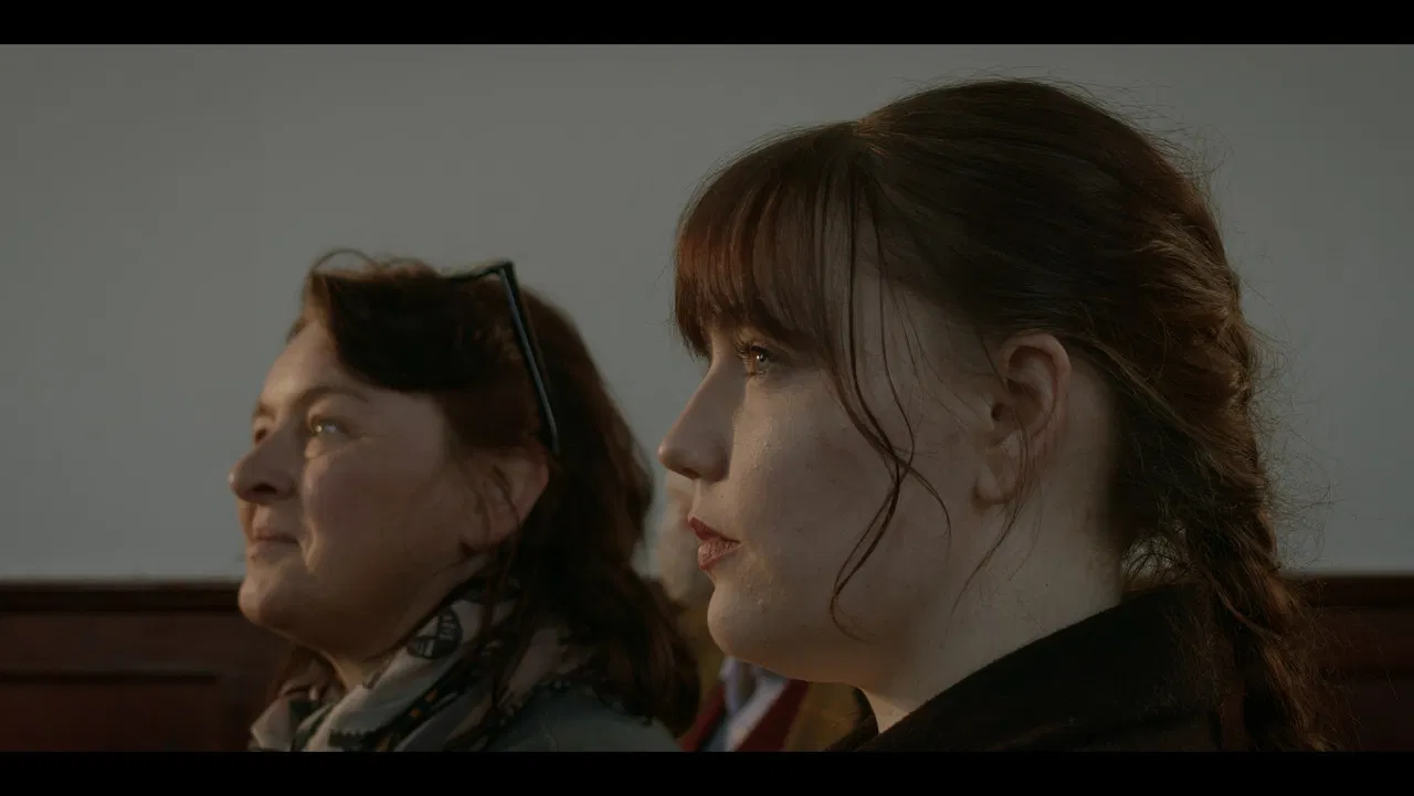 Coming Second backdrop