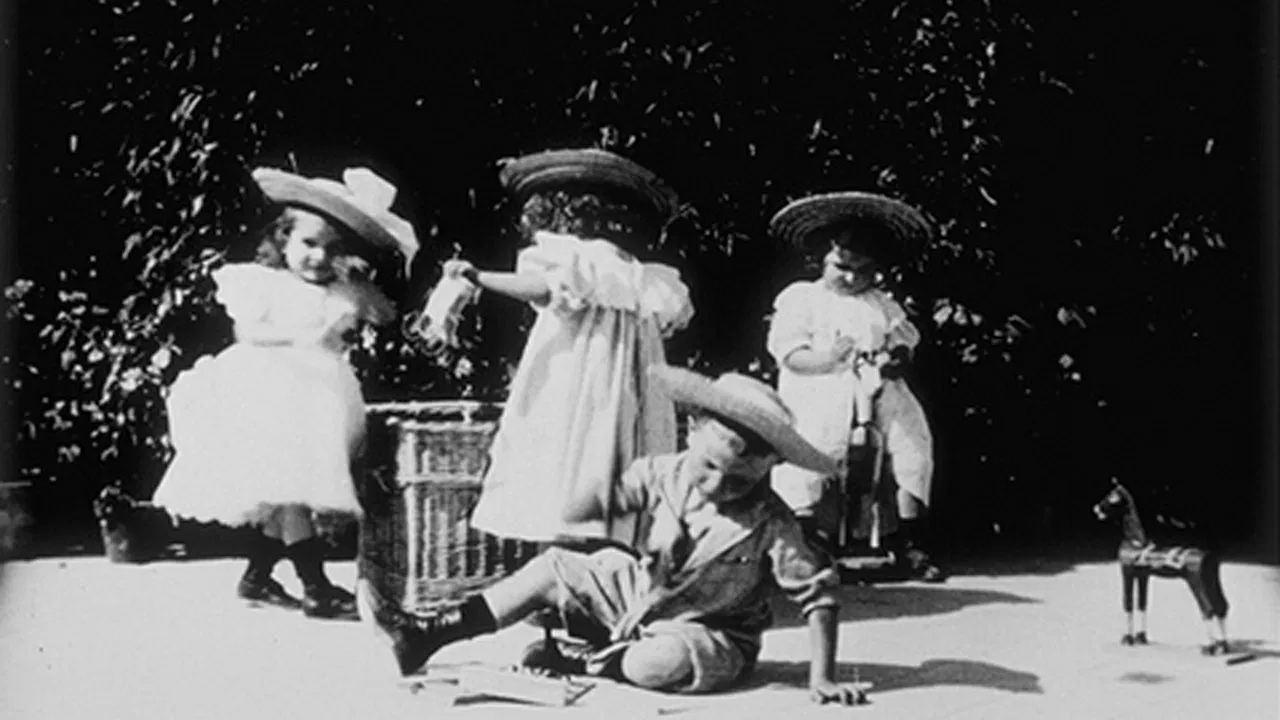 Children at Play backdrop