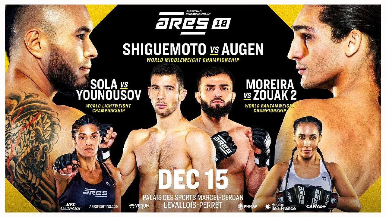 ARES Fighting Championship 18: Sola vs Younousov backdrop
