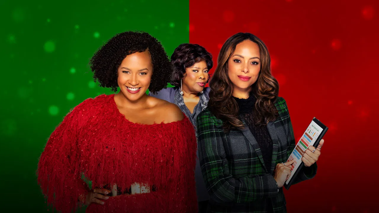 The Christmas Showdown backdrop