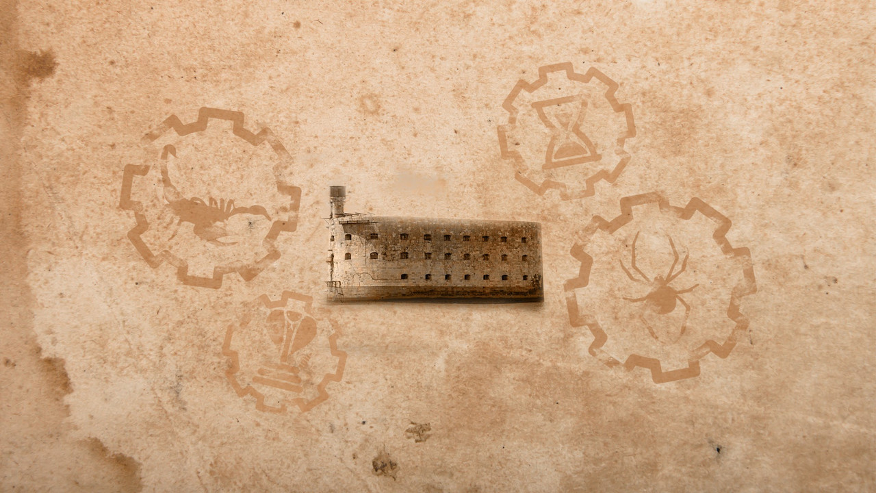 Fort Boyard Afrique backdrop