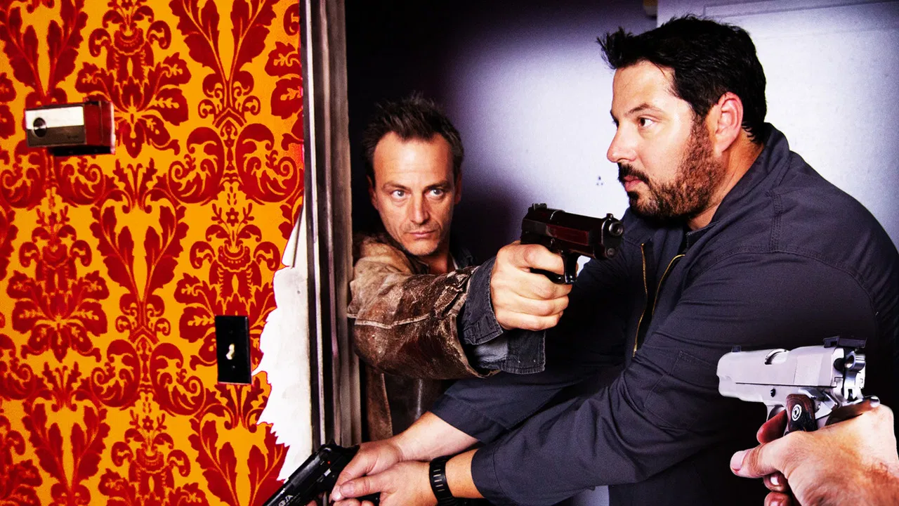 Burning Dog backdrop