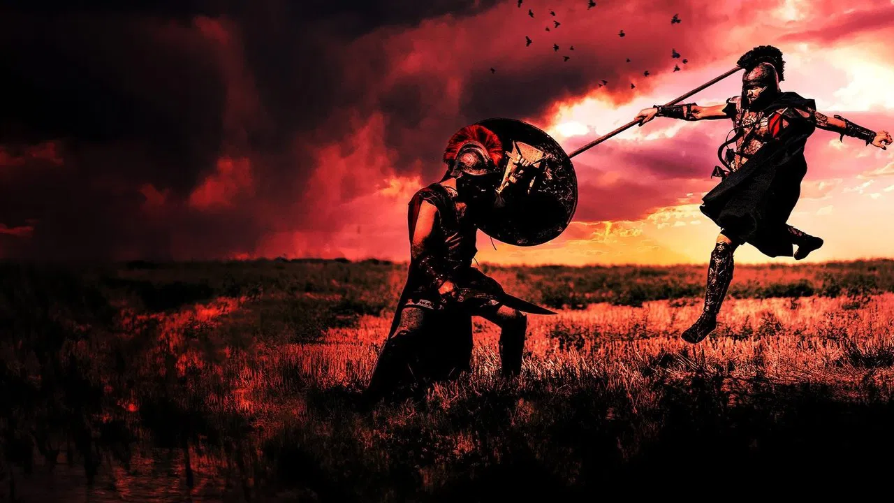 Clash of Ancient Warriors backdrop