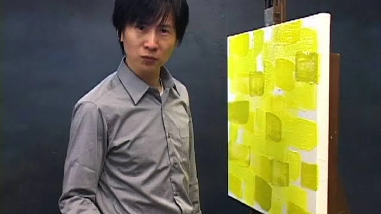 Yellow Scream backdrop