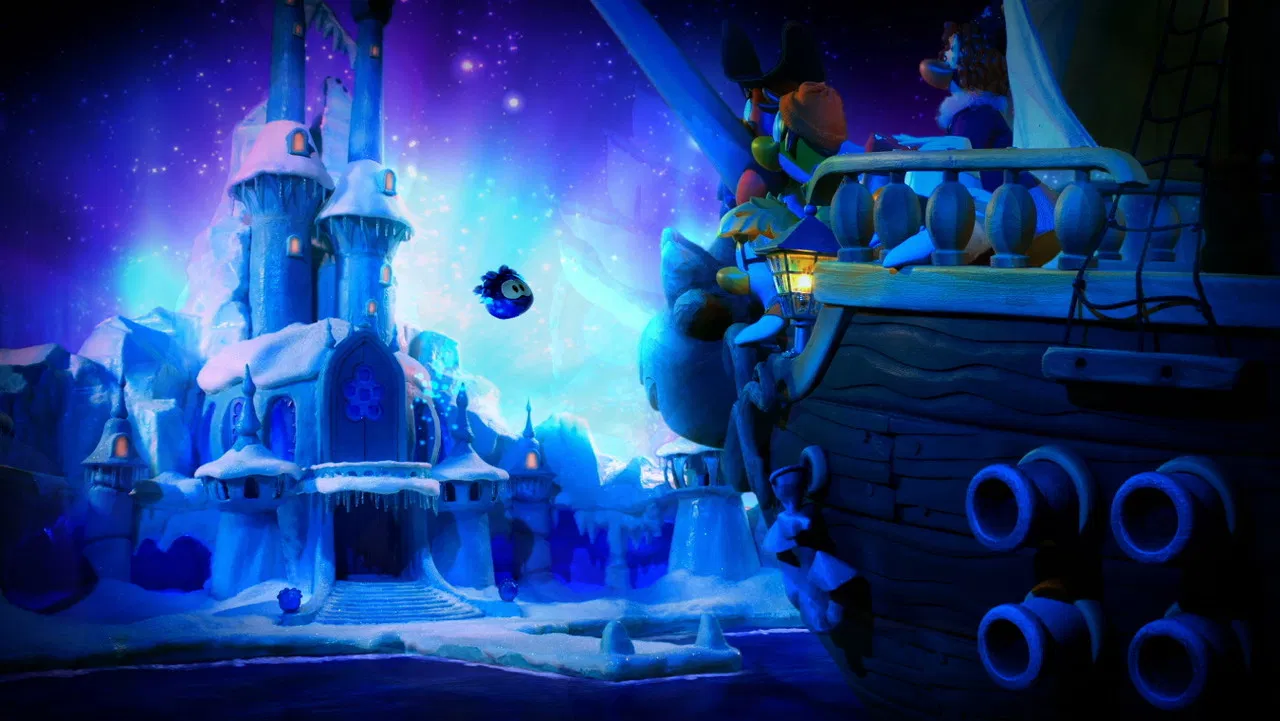 We Wish You a Merry Walrus backdrop