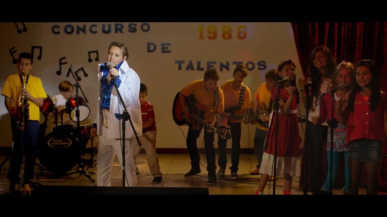 Sobre ruedas - Rolling Elvis backdrop