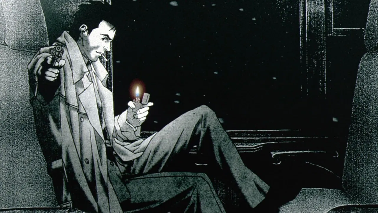 A Detective Story backdrop