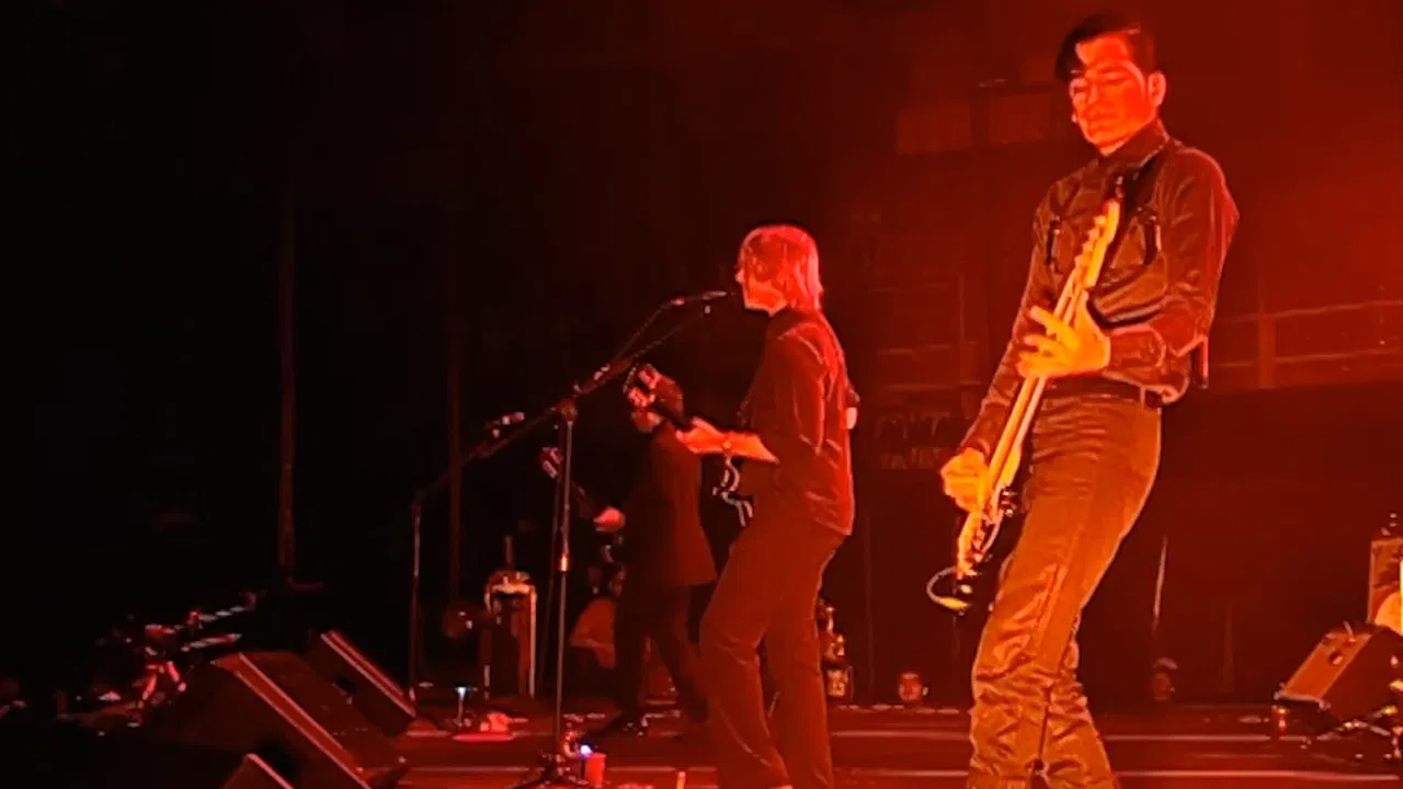 Interpol: Live at Palacio de los Deportes, Mexico City, 2005 backdrop