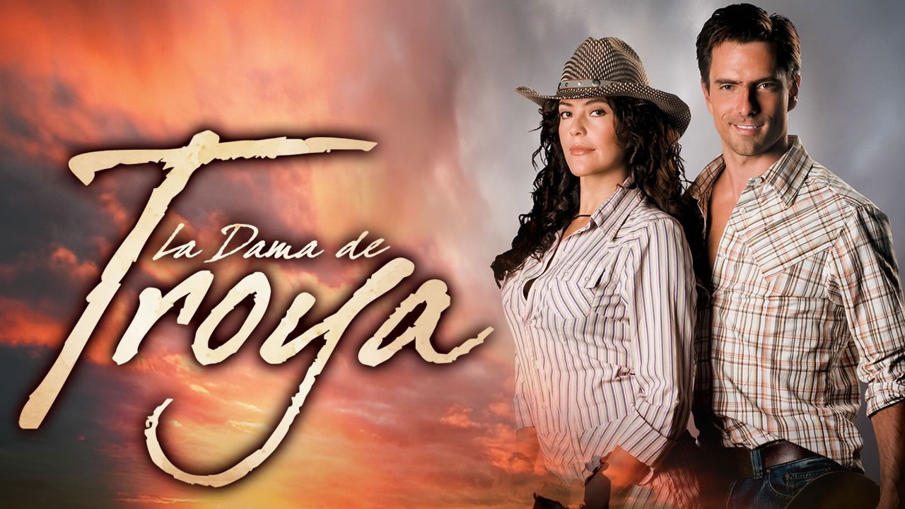 La dama de troya backdrop