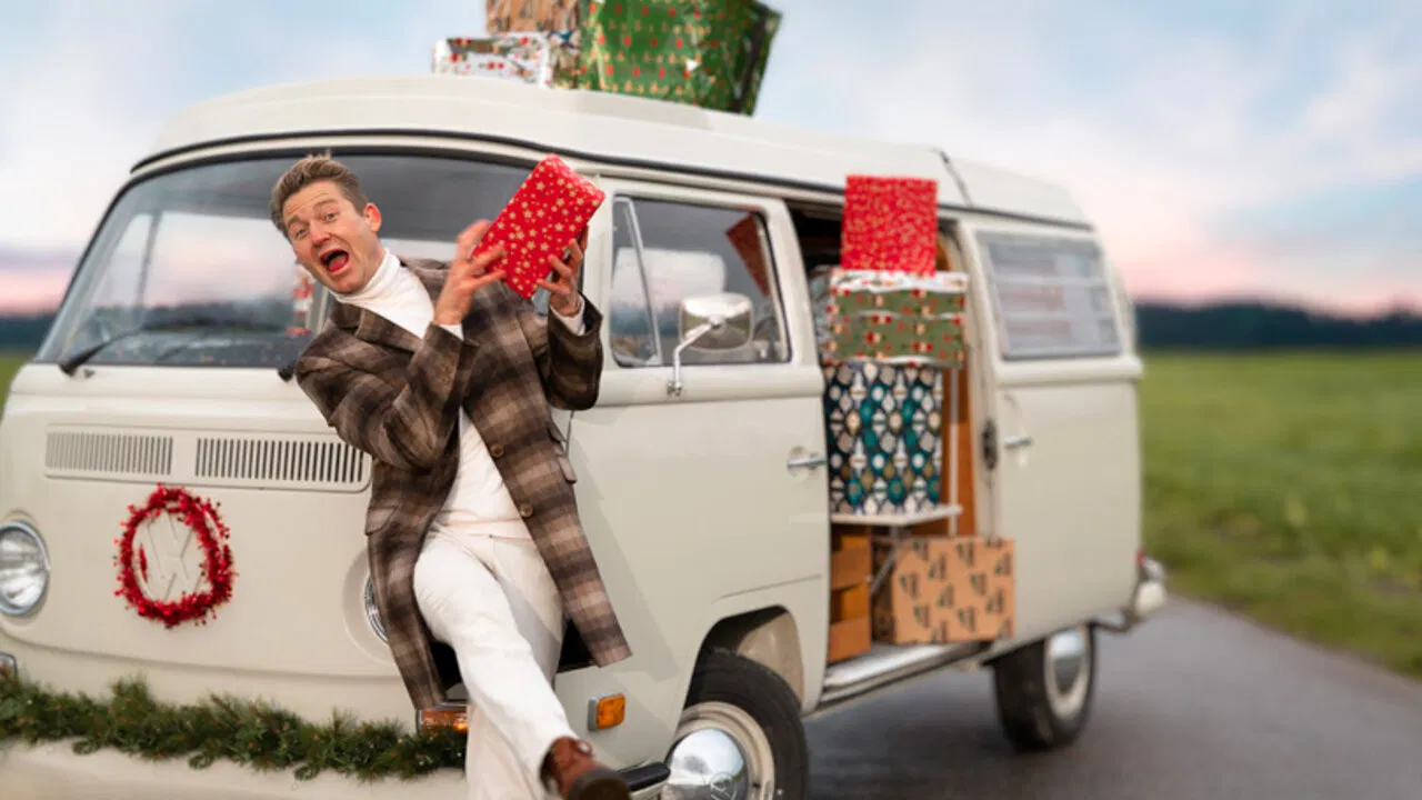 Christmaholics backdrop