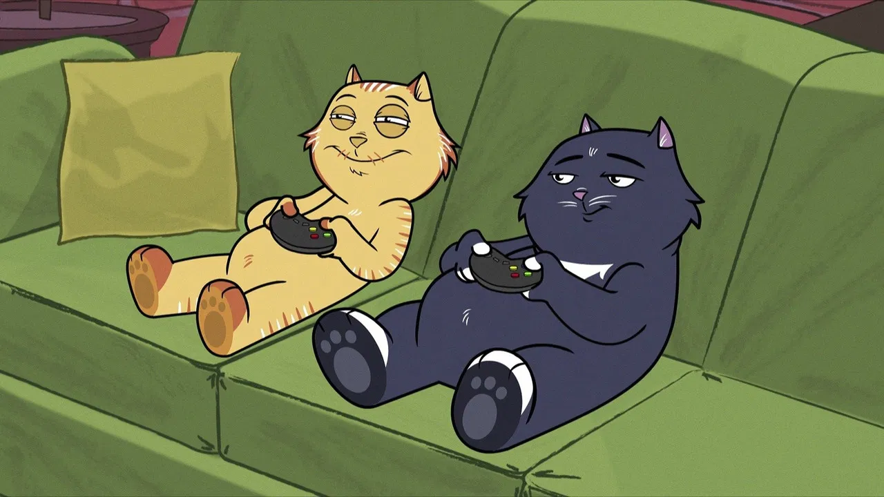 Slacker Cats backdrop