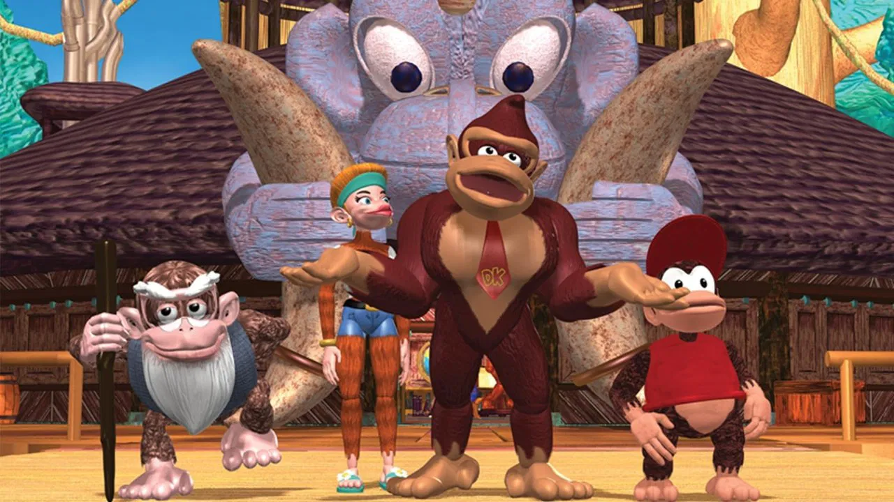 Donkey Kong Country: The Legend of the Crystal Coconut backdrop