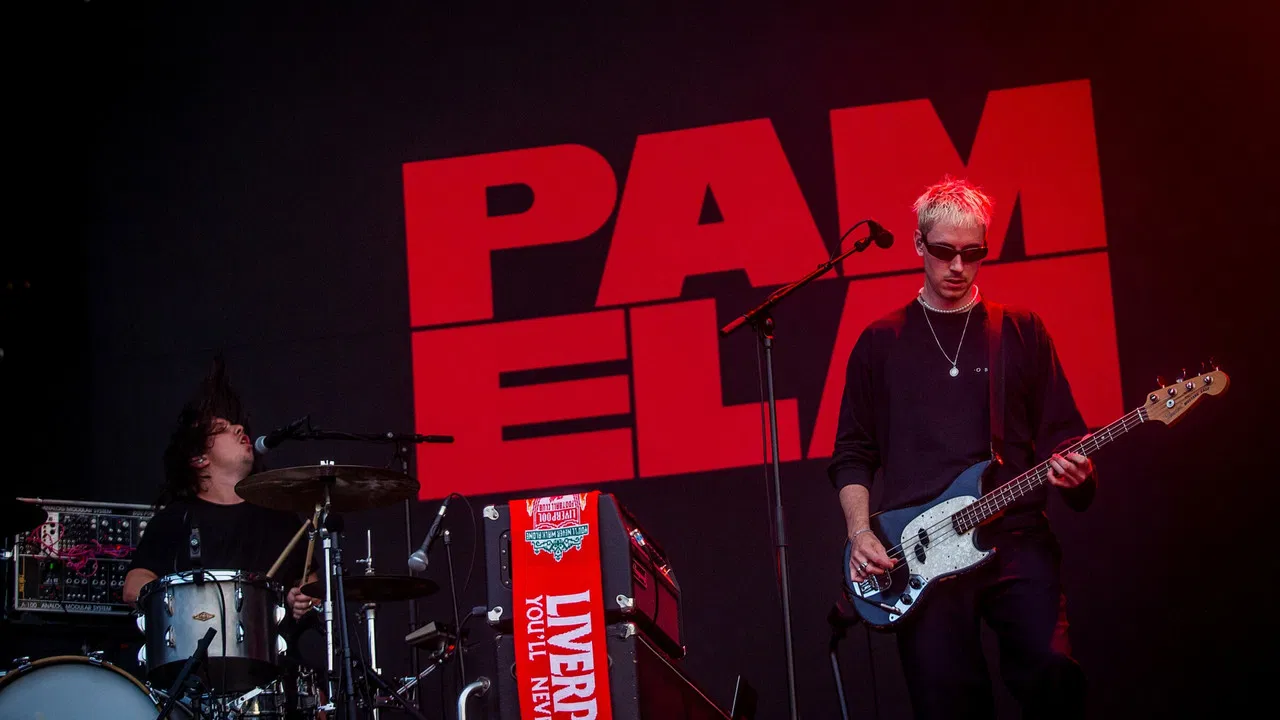 Pamela en concert aux Vieilles Charrues 2025 backdrop