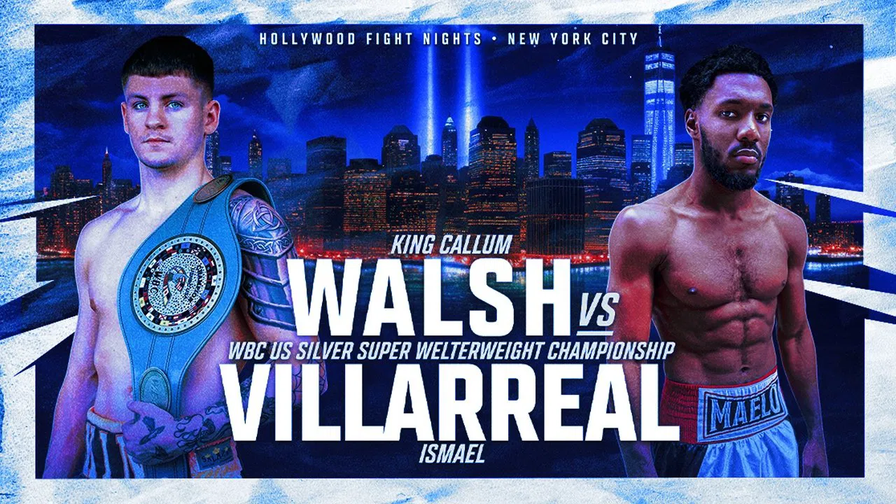 Callum Walsh vs. Ismael Villarreal backdrop