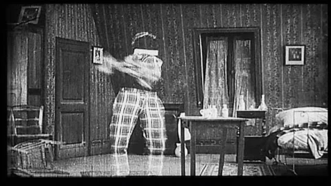 Le Voleur invisible backdrop