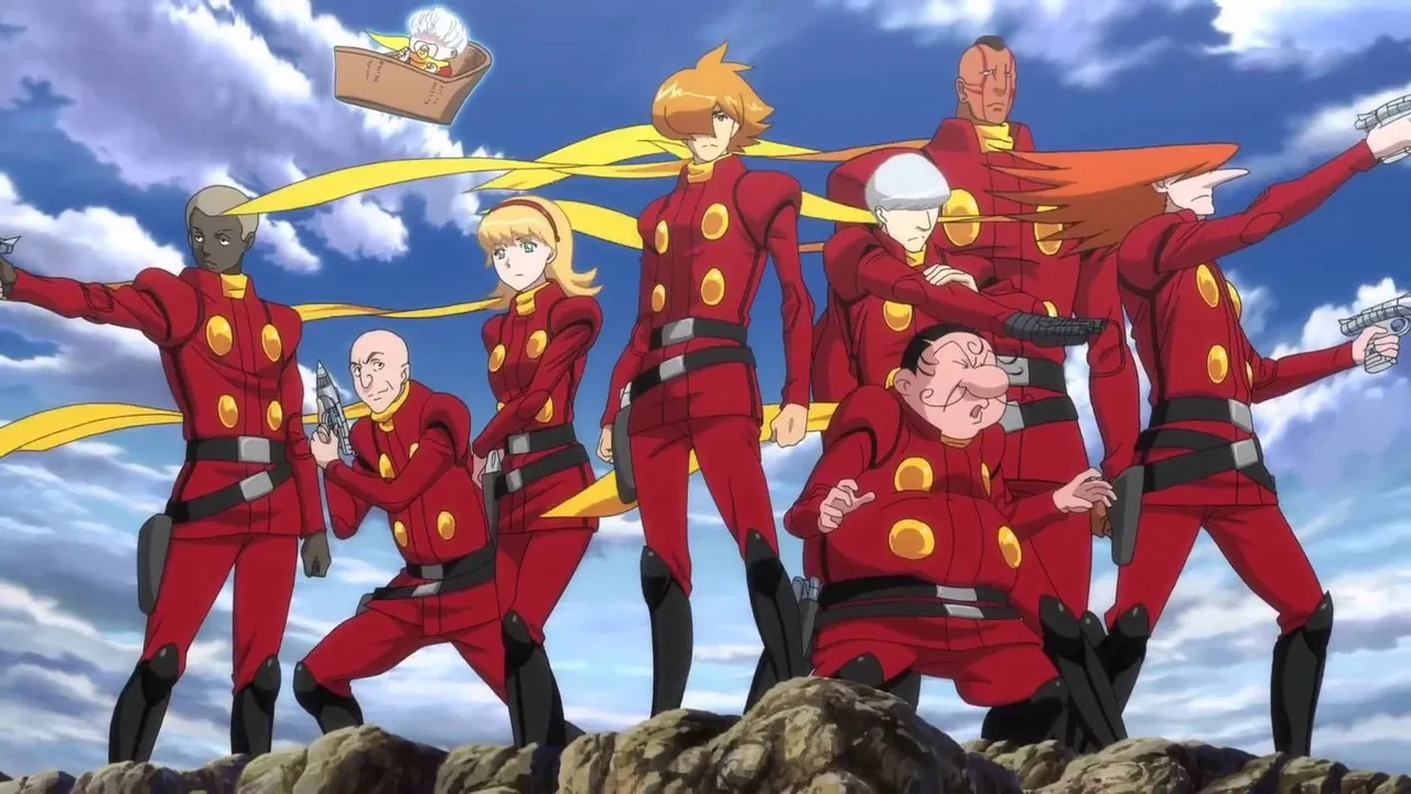 Cyborg 009 vs. Devilman backdrop