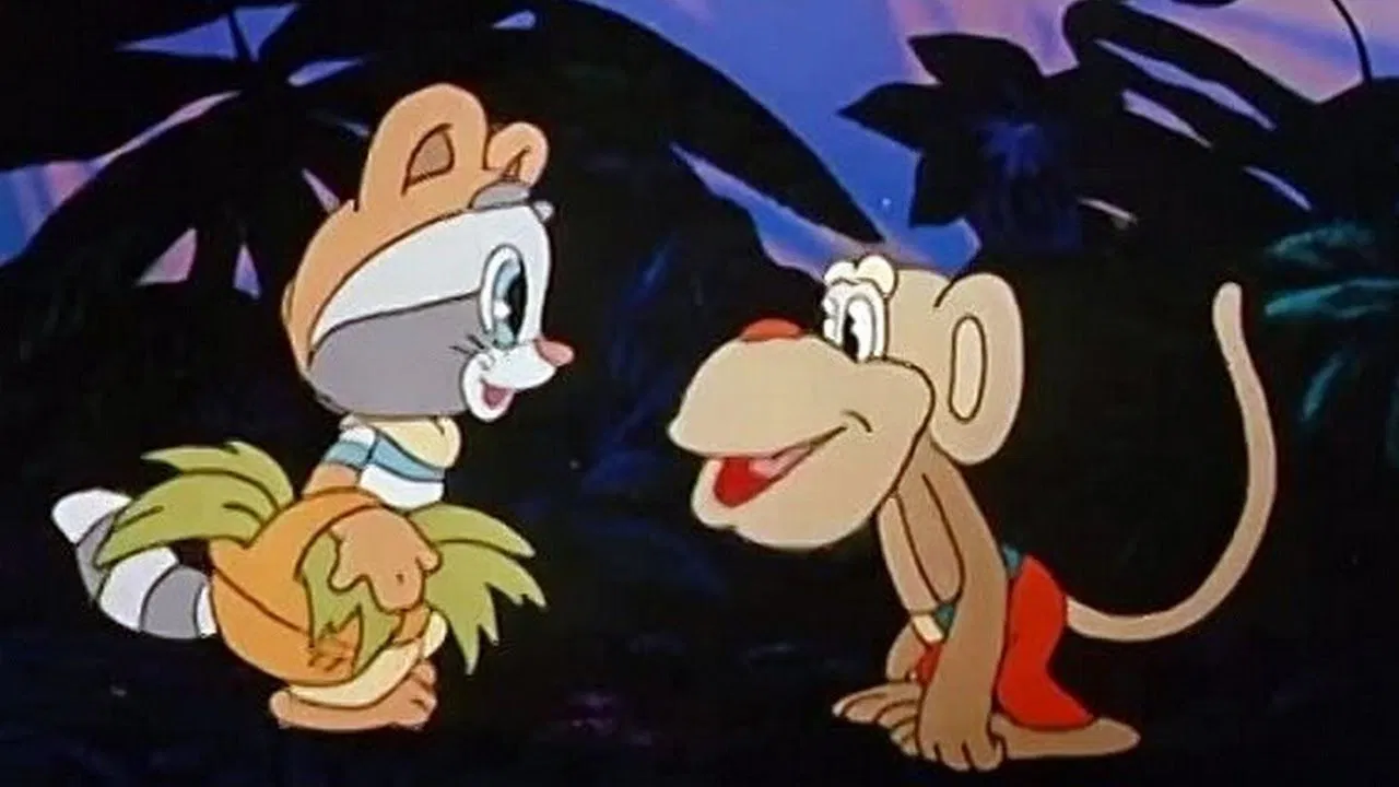 The Little Raccoon backdrop