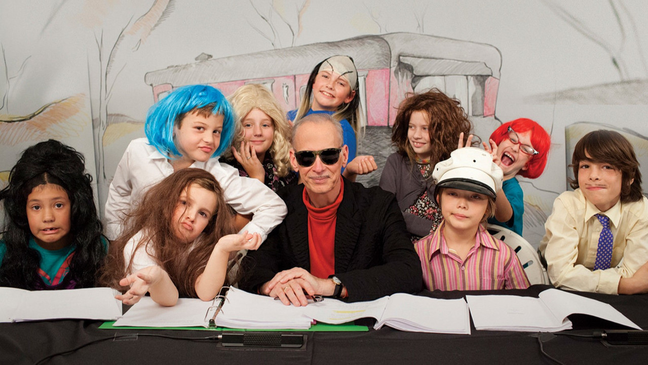 Kiddie Flamingos backdrop