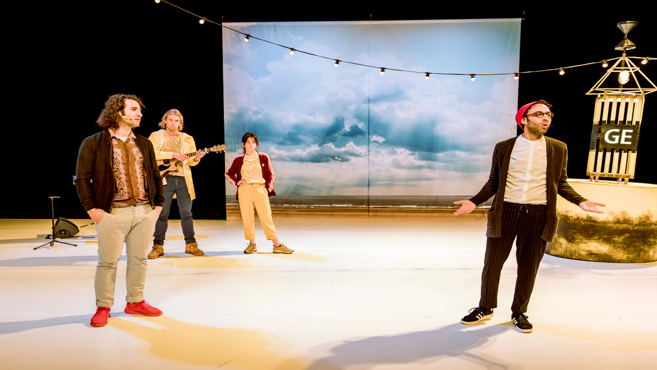 George and Eran Become Racists backdrop