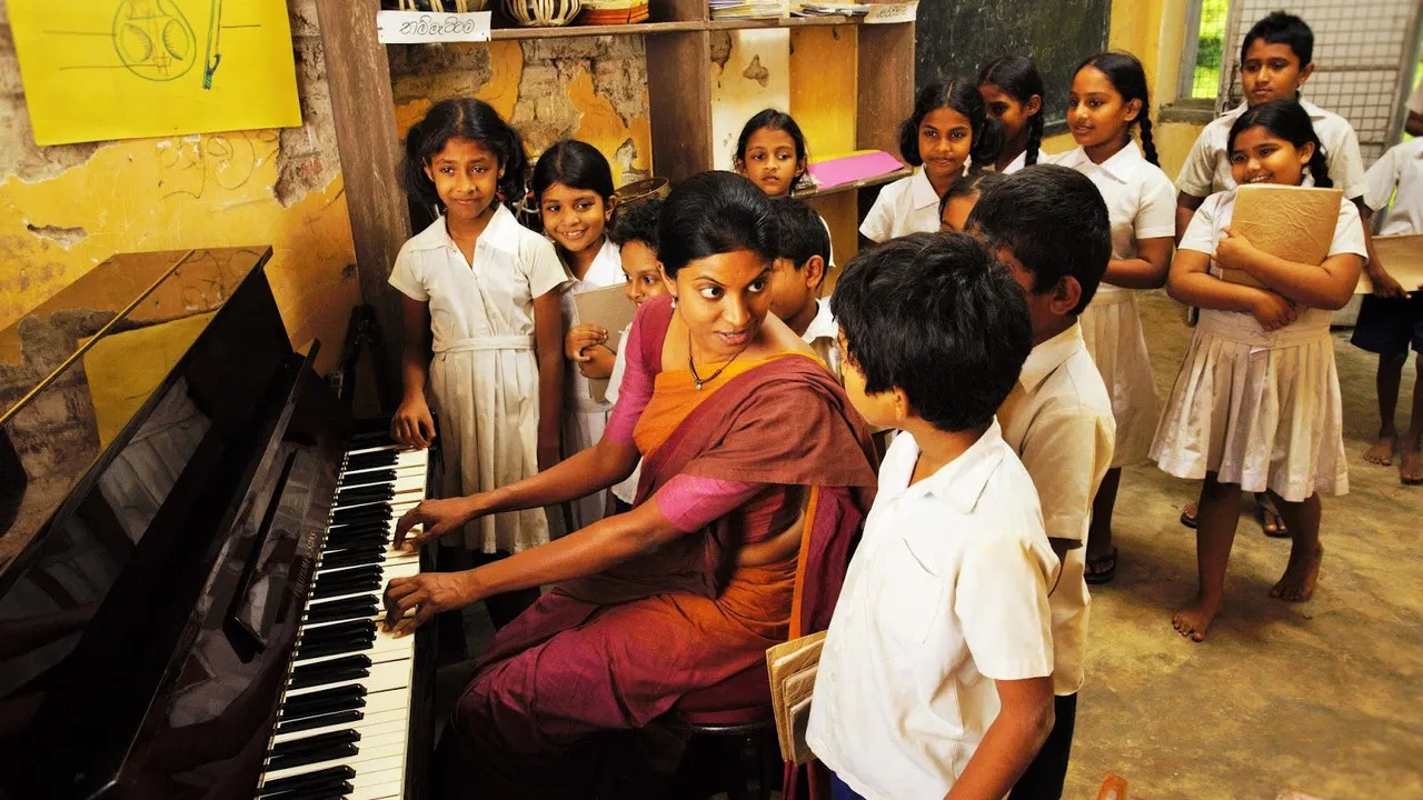 The Singing Pond backdrop