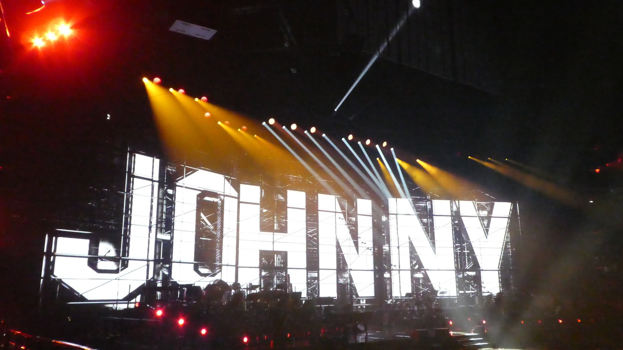 Johnny Hallyday : Que je t'aime backdrop
