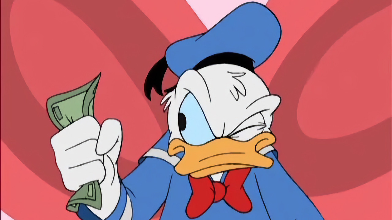 Donald's Valentine Dollar backdrop