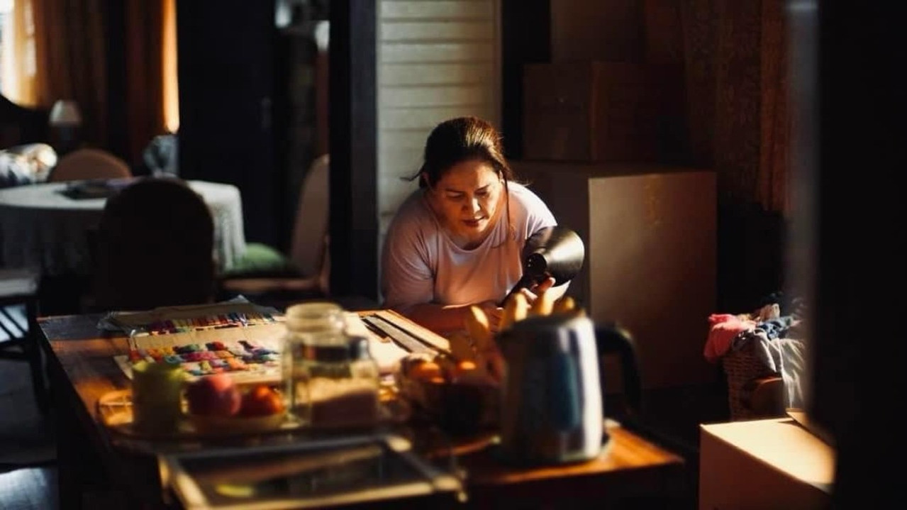 In His Mother's Eyes backdrop