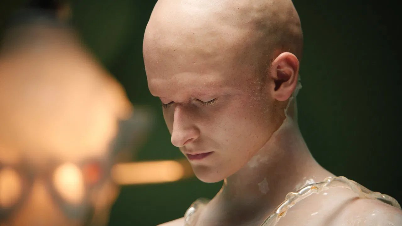 Weird to Be Human backdrop