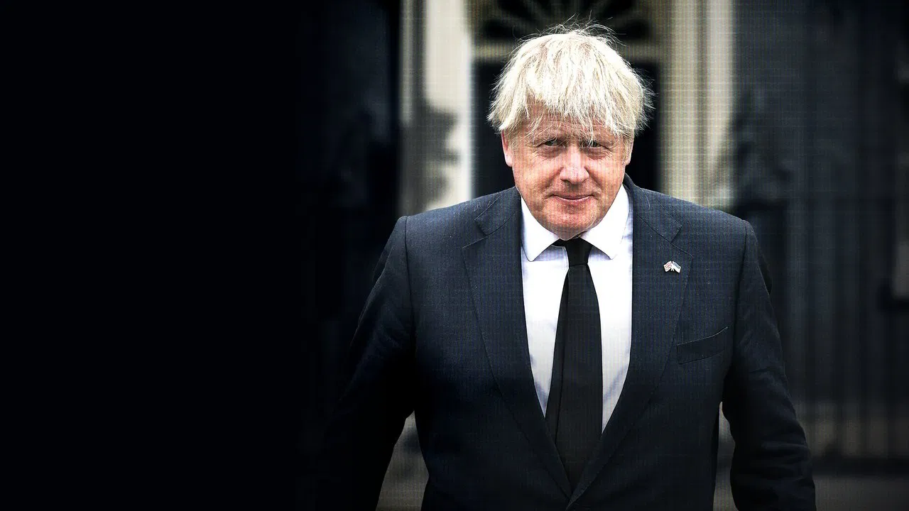 Boris Johnson: A Faking It Special backdrop