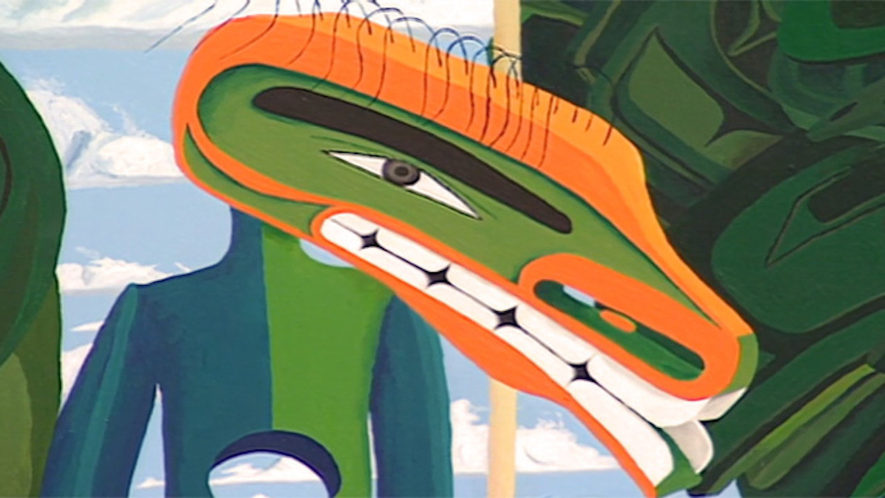 Yuxweluptun: Man of Masks backdrop