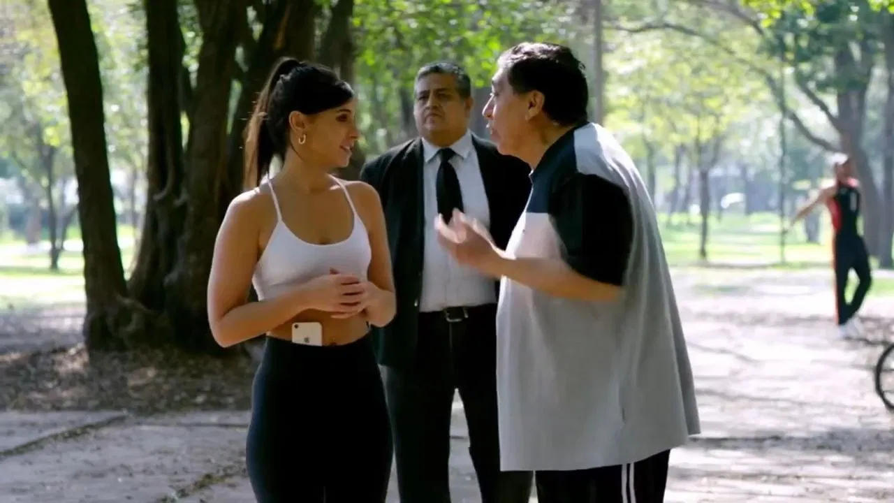 La chica del teibol backdrop