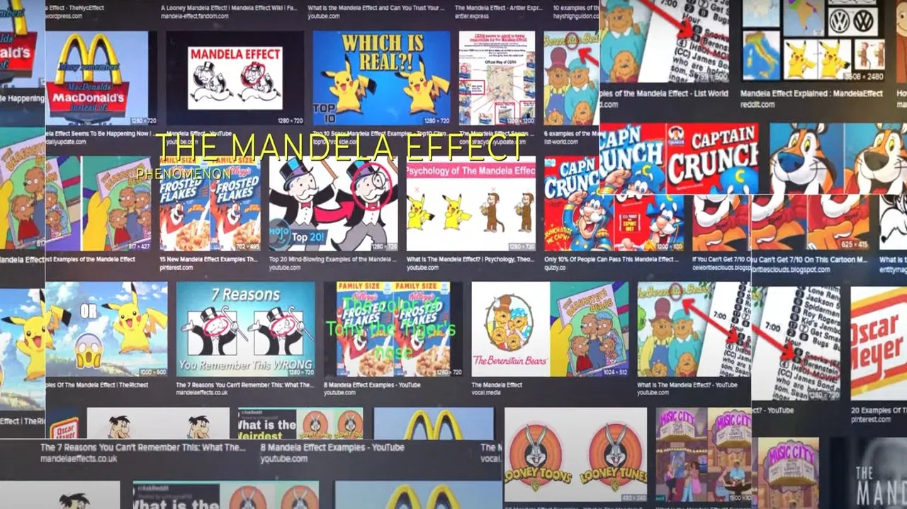 The Mandela Effect Phenomenon backdrop