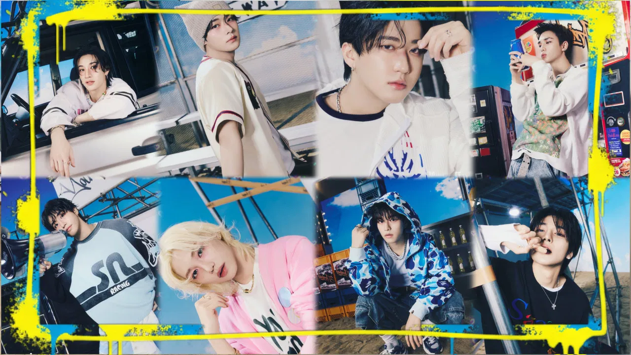 Beyond LIVE - Stray Kids World Tour〈dominATE : celebrATE〉 backdrop