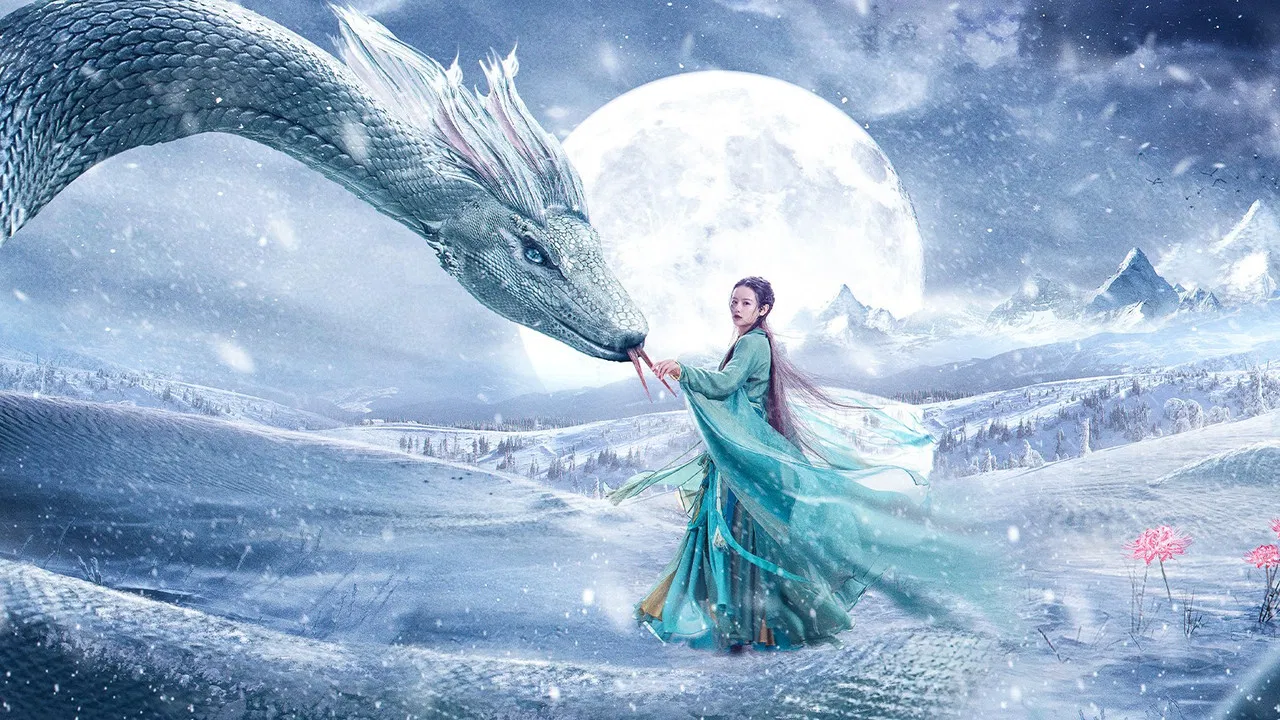 The Green Snake backdrop