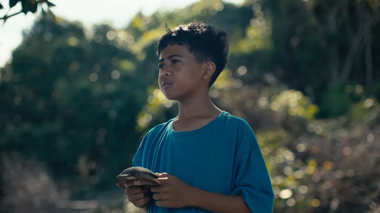 The Boy and the Voyager backdrop