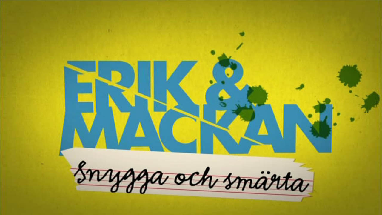Erik och Mackan: Snygga och Smärta backdrop