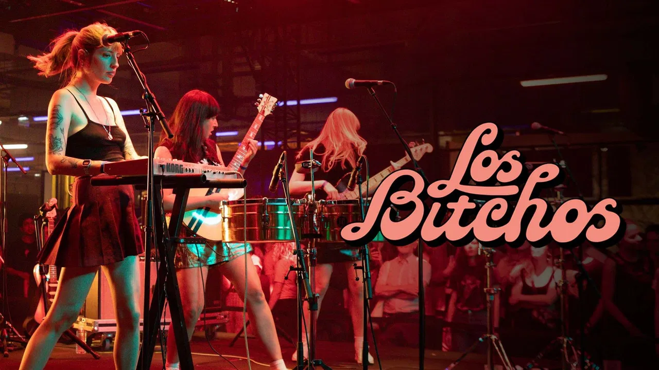 Los Bitchos - Ground Control, Paris backdrop