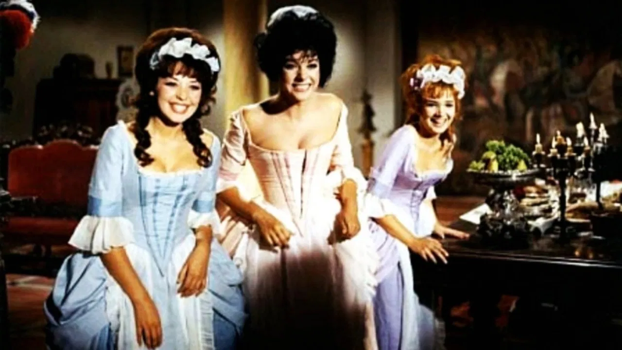 Seven Guys and a Gal backdrop