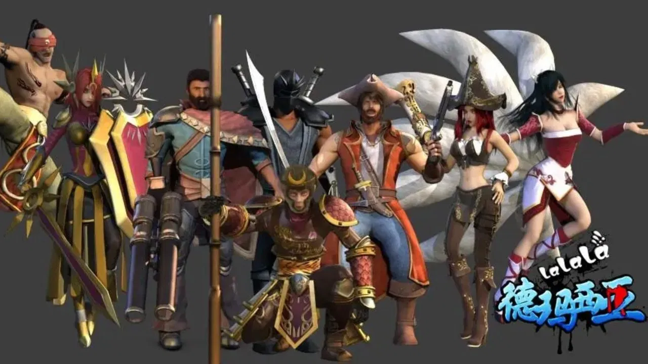 啦啦啦德玛西亚 backdrop